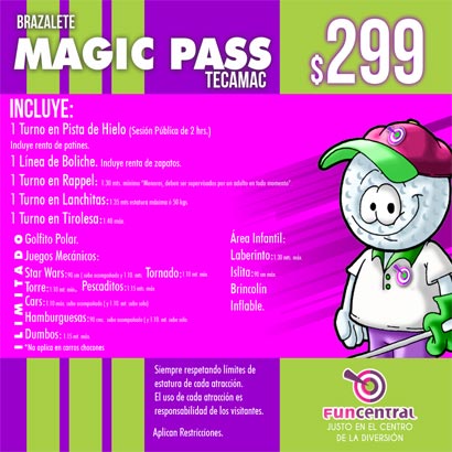 Brazalete Magic Pass Tecamac
